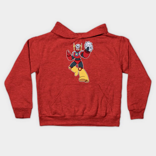 RUBY SPEARS METAL MAN Kids Hoodie by IanDimas